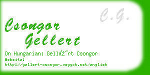 csongor gellert business card